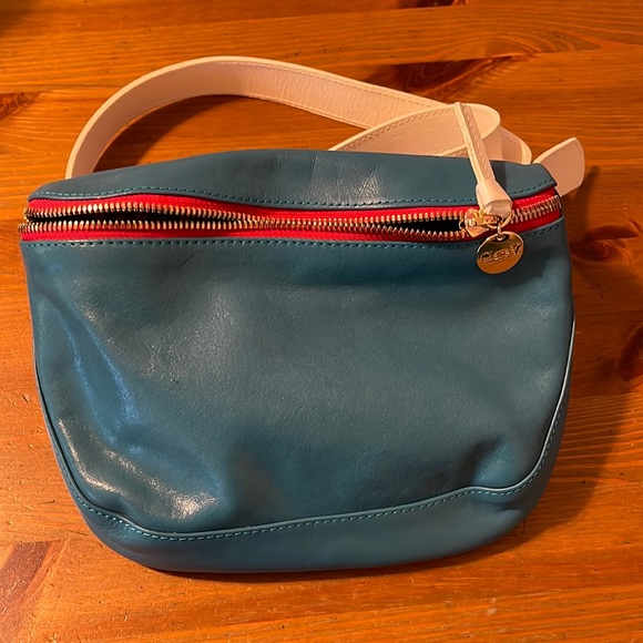 Clare V Handbags - Clare V turquoise Fanny pack